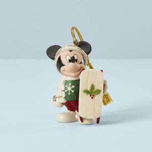 NIB LENOX 2020 Let It Snow Mickey Ornament